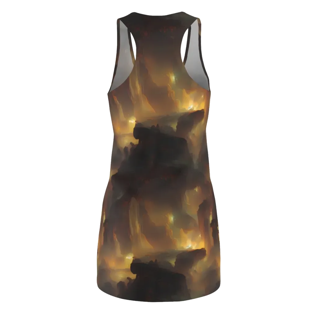 Solar Torrent on Racerback Dress — Back