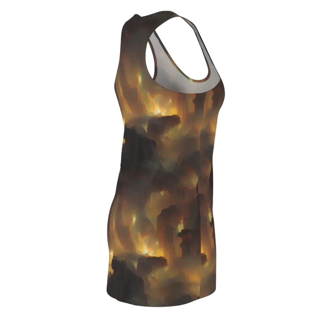 Solar Torrent on Racerback Dress — Back Side