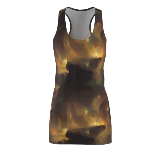 Solar Torrent on a Racerback Dress