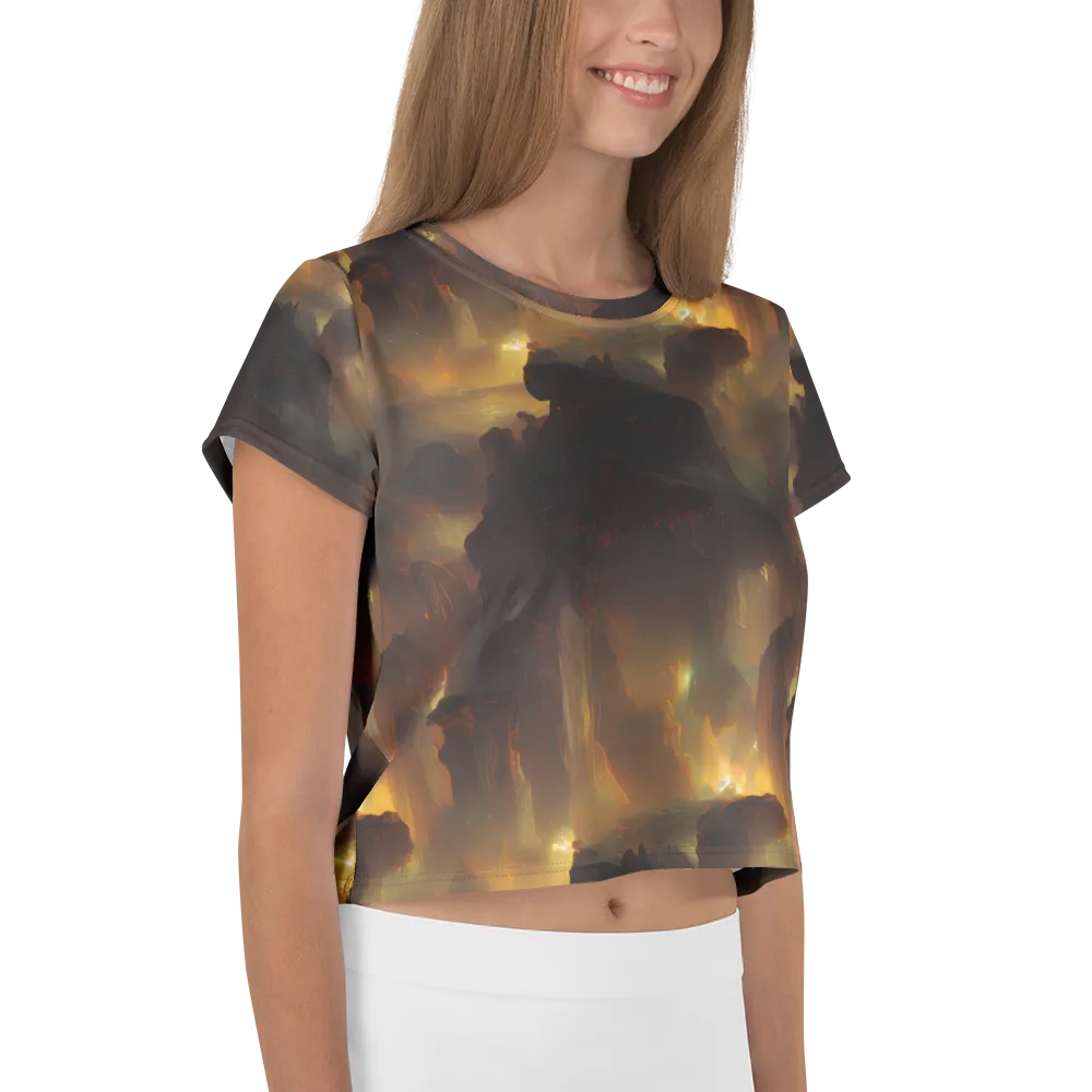 Solar Torrent on Crop Tee — Right