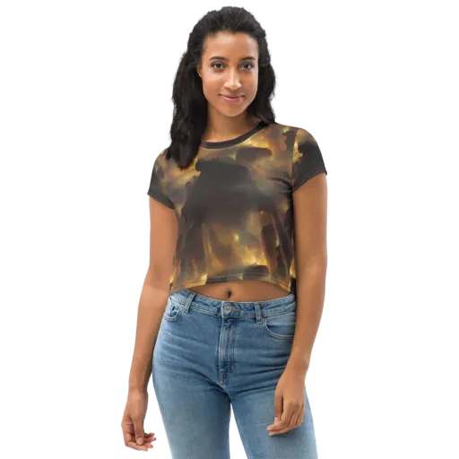 Solar Torrent on a Crop Tee