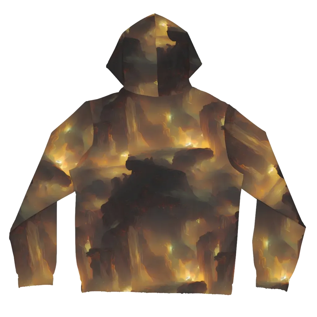 Solar Torrent on Women's Full-Zip Hoodie — Back