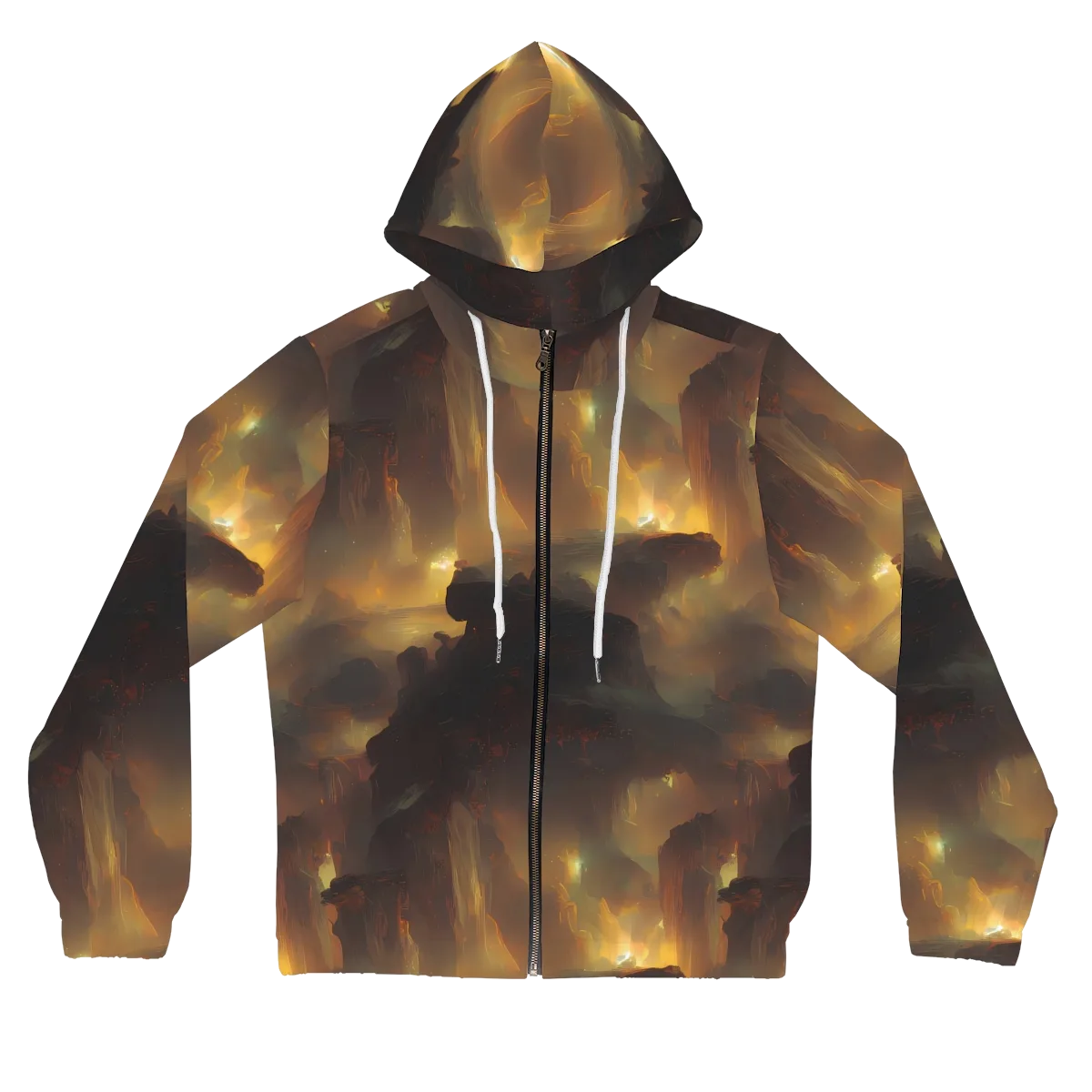 Solar Torrent on Women's Full-Zip Hoodie — Front