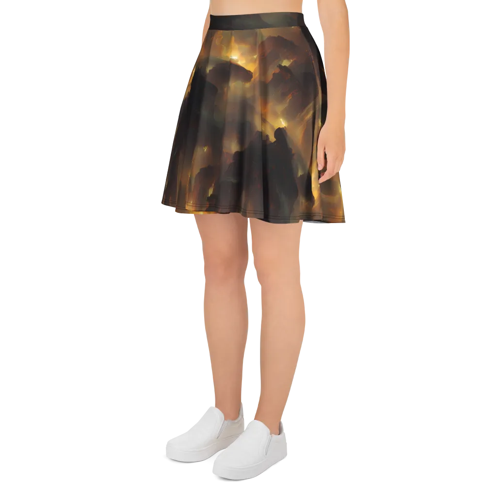Solar Torrent on Skater Skirt — Left
