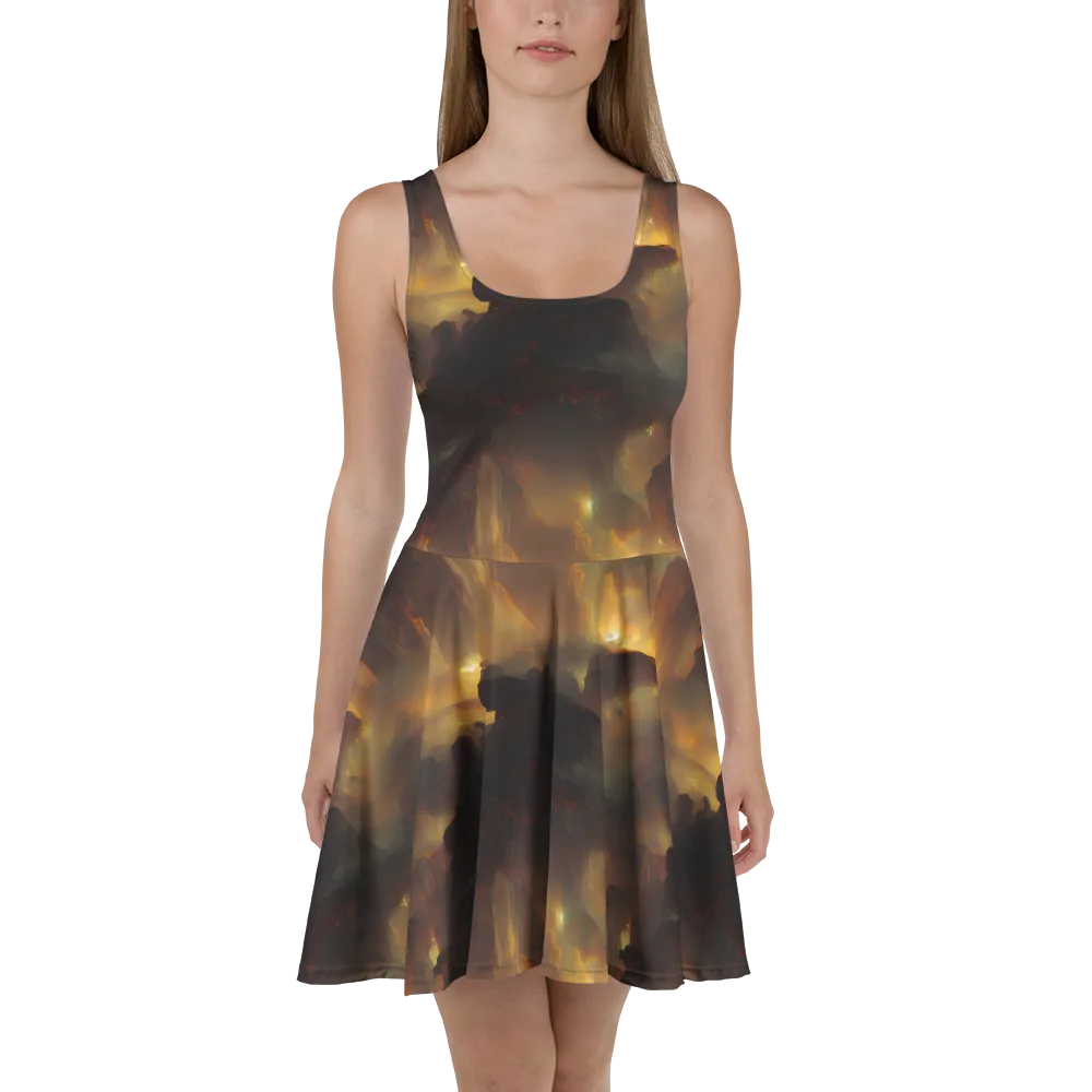 Solar Torrent on Skater Dress — Front
