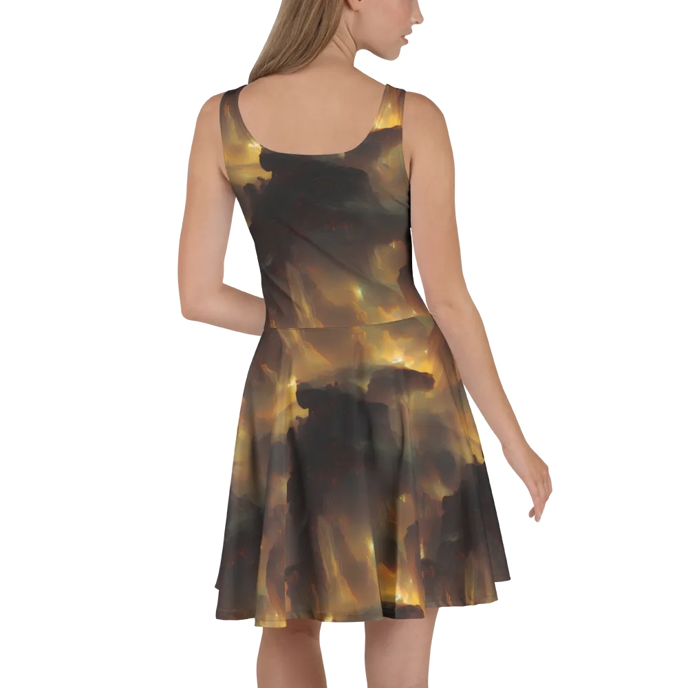 Solar Torrent on Skater Dress — Back