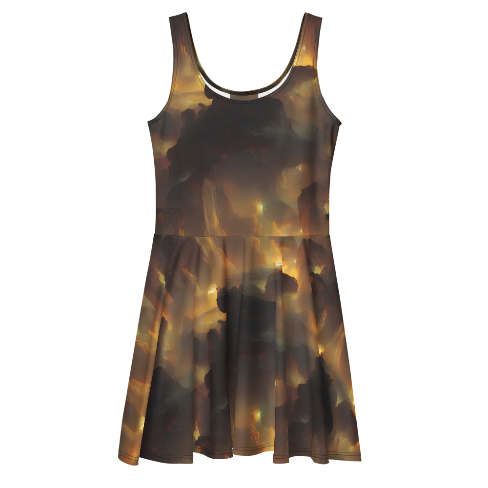 Solar Torrent on Skater Dress — Front
