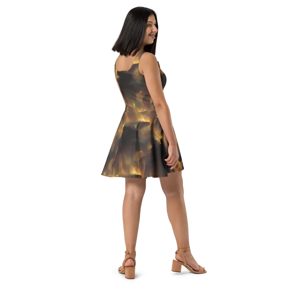 Solar Torrent on Skater Dress — Right