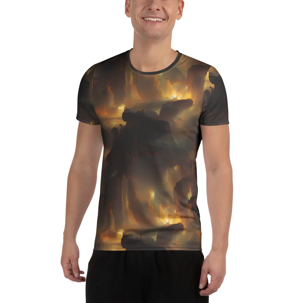 Solar Torrent on Men's Athletic T-Shirt — Front