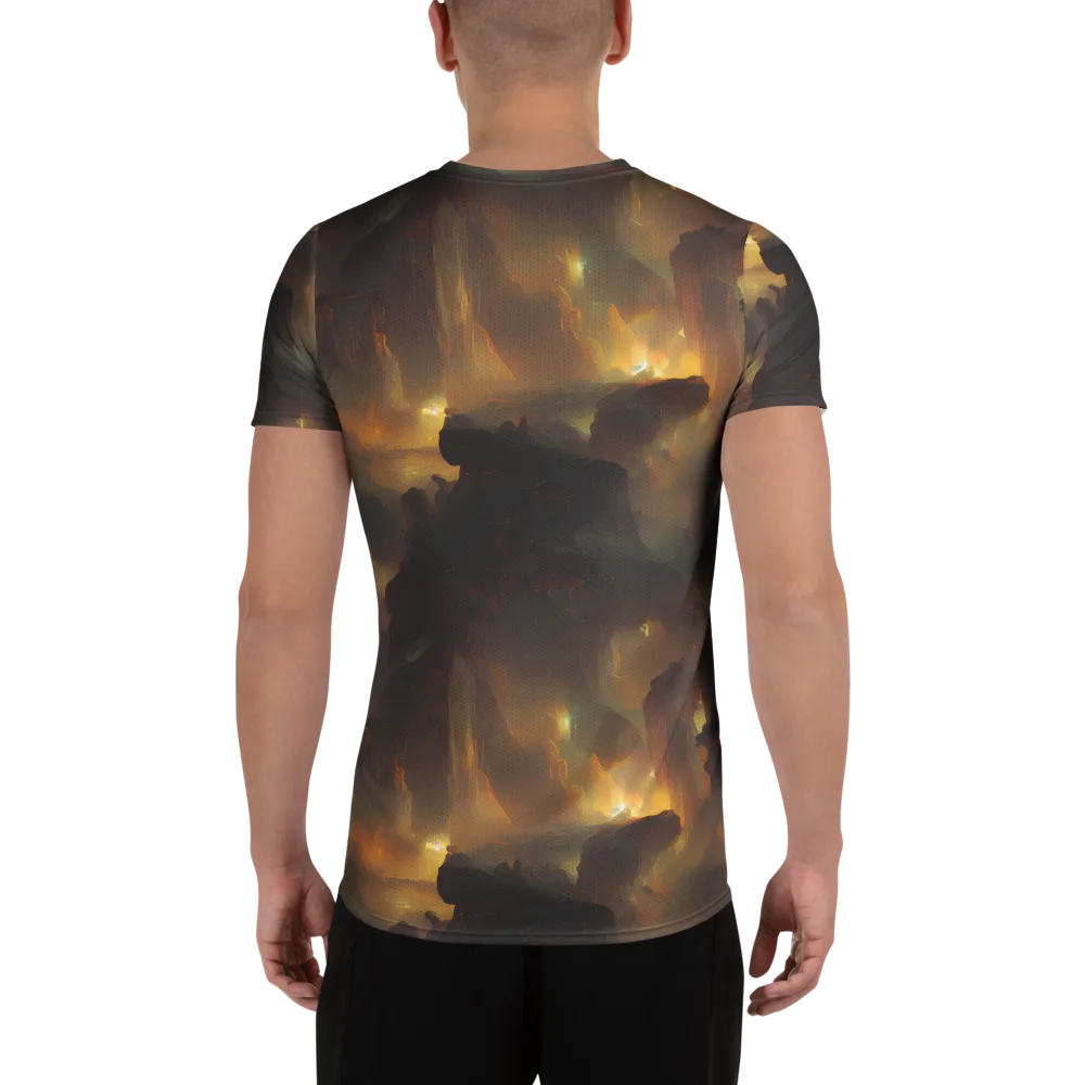 Solar Torrent on Men's Athletic T-Shirt — Back