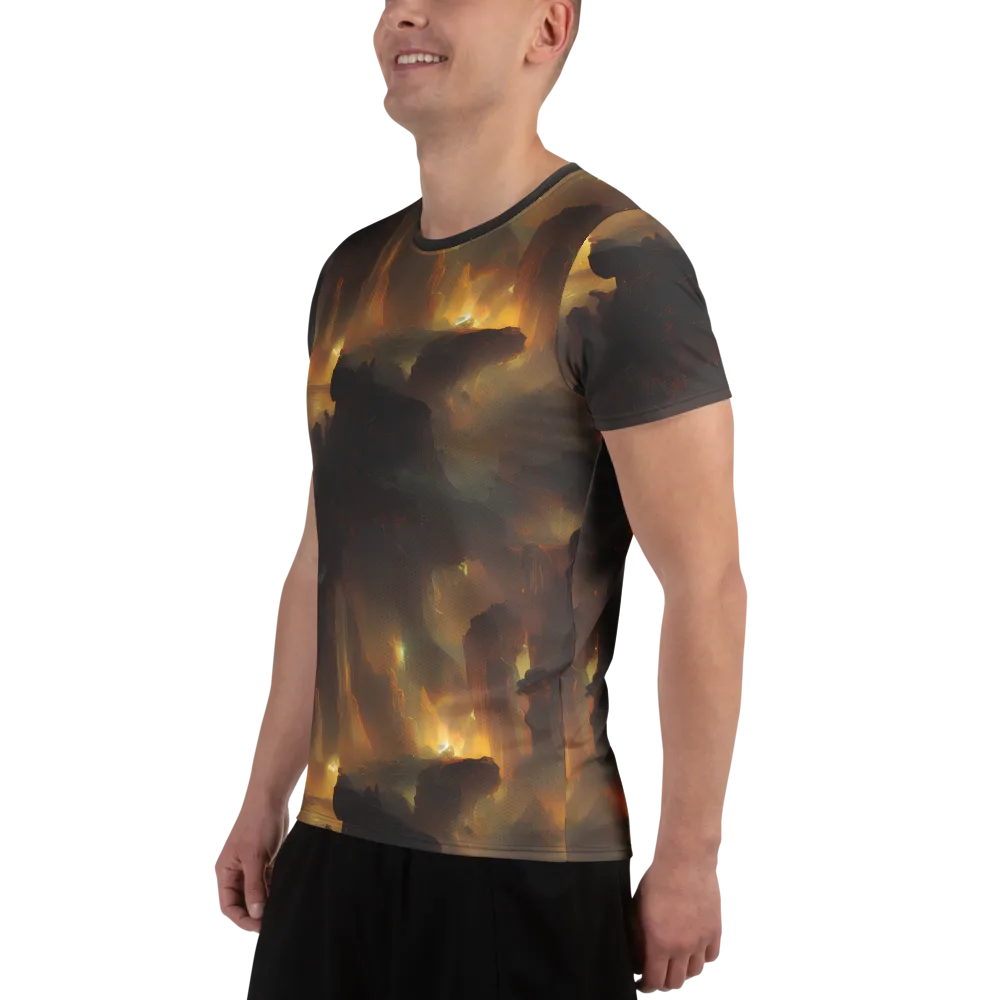 Solar Torrent on Men's Athletic T-Shirt — Left