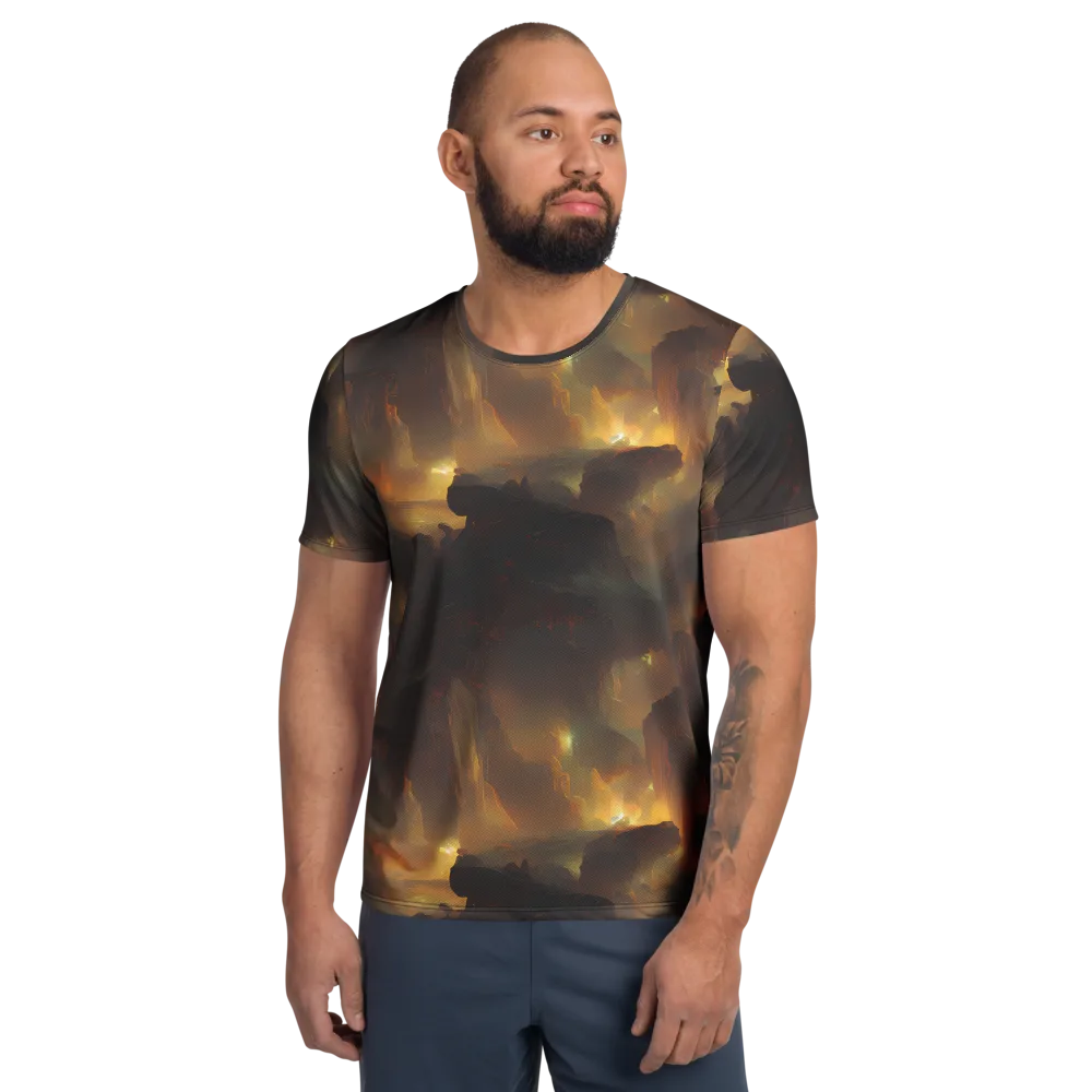 Solar Torrent on Men's Athletic T-Shirt — Front