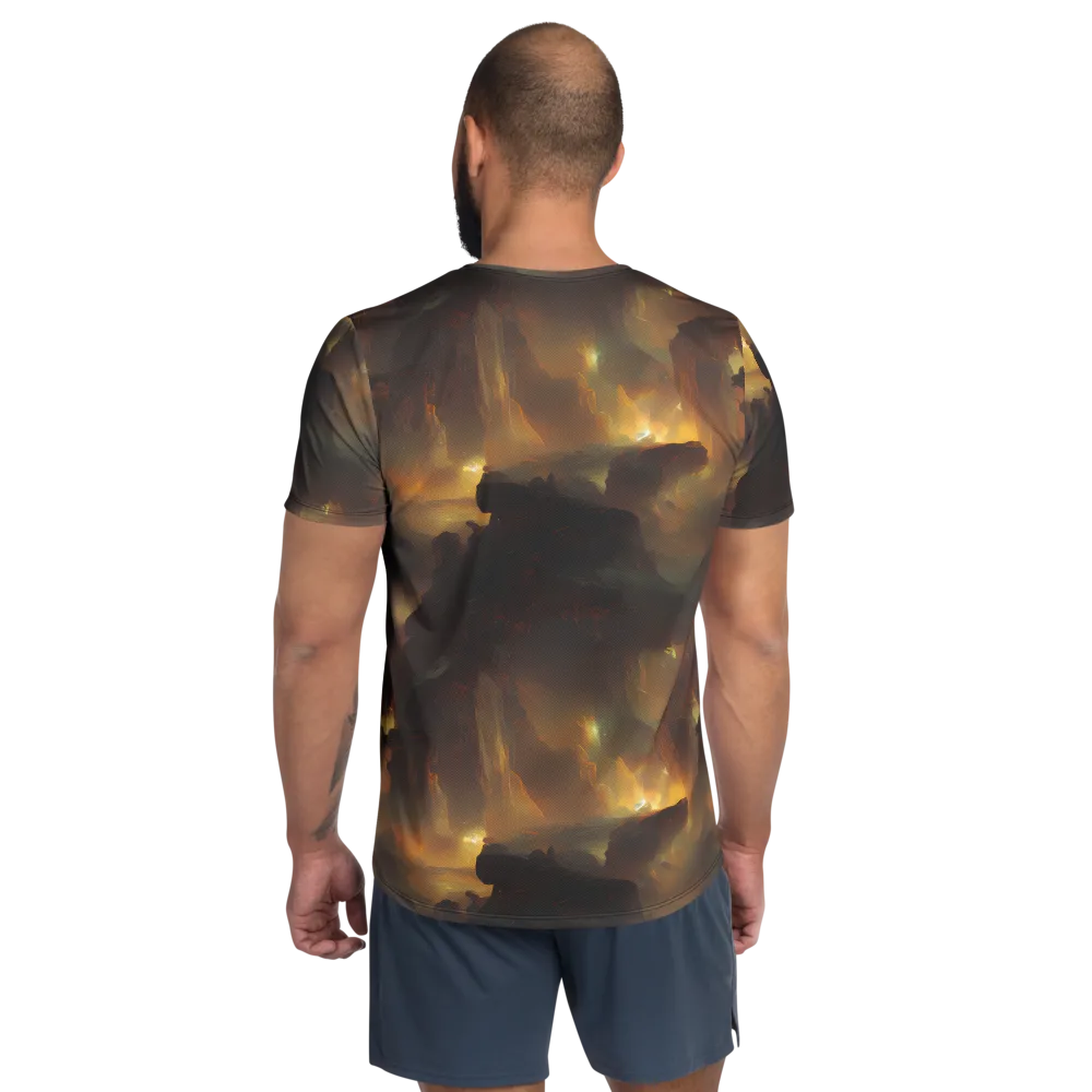 Solar Torrent on Men's Athletic T-Shirt — Back