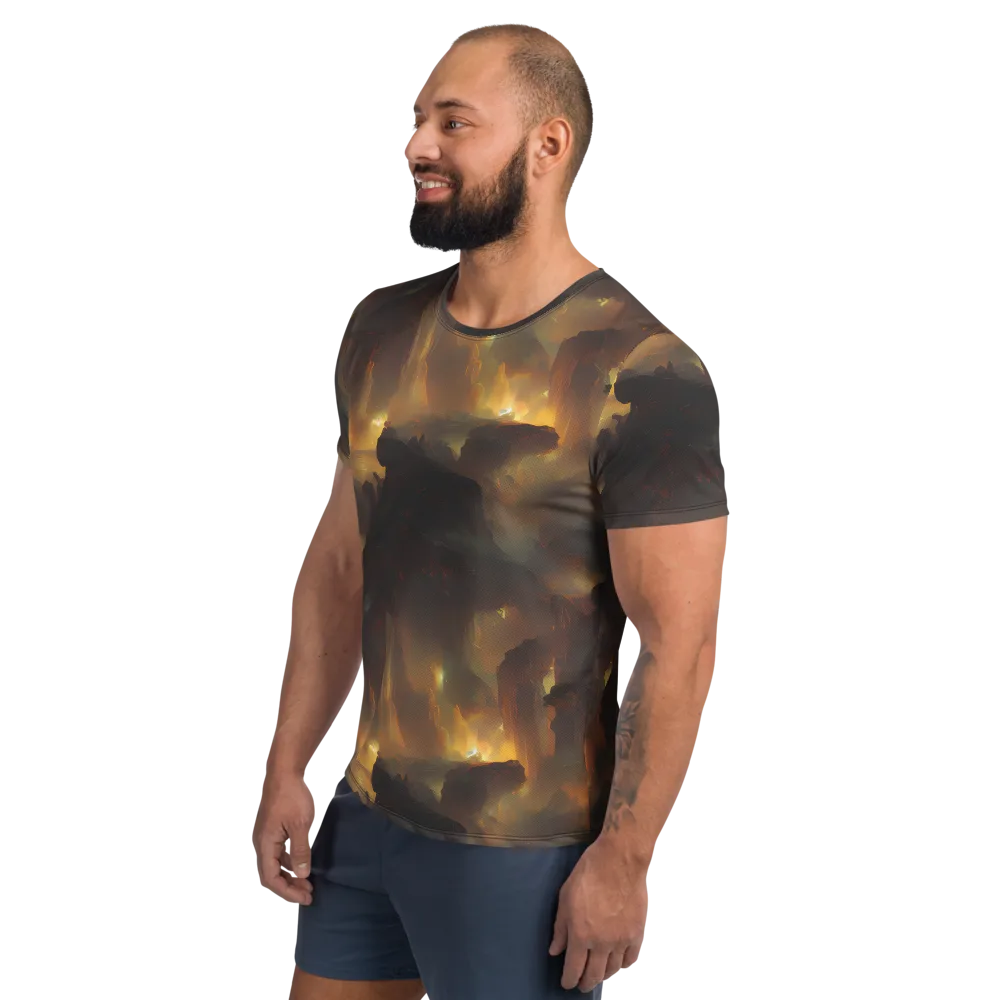 Solar Torrent on Men's Athletic T-Shirt — Left