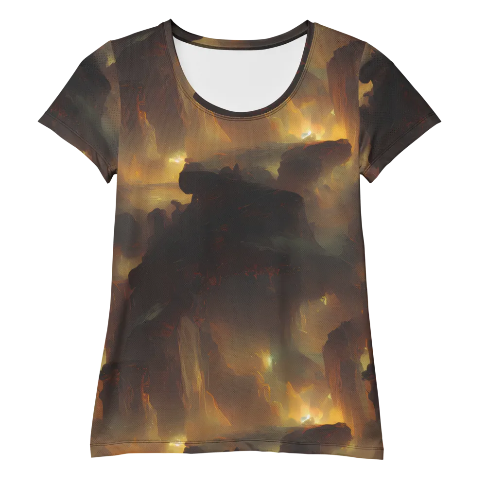 Solar Torrent on Women's Athletic T-Shirt — Front