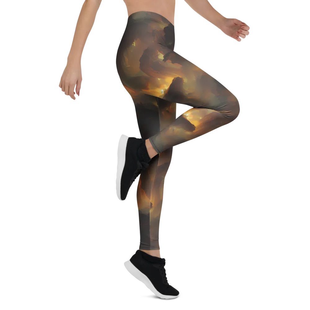 Solar Torrent on Leggings — Right