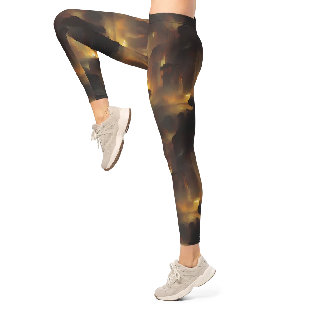 Solar Torrent on Leggings — Left