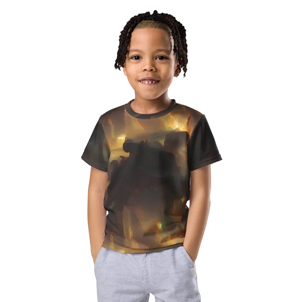 Solar Torrent on Kids Crew Neck T-Shirt — Front