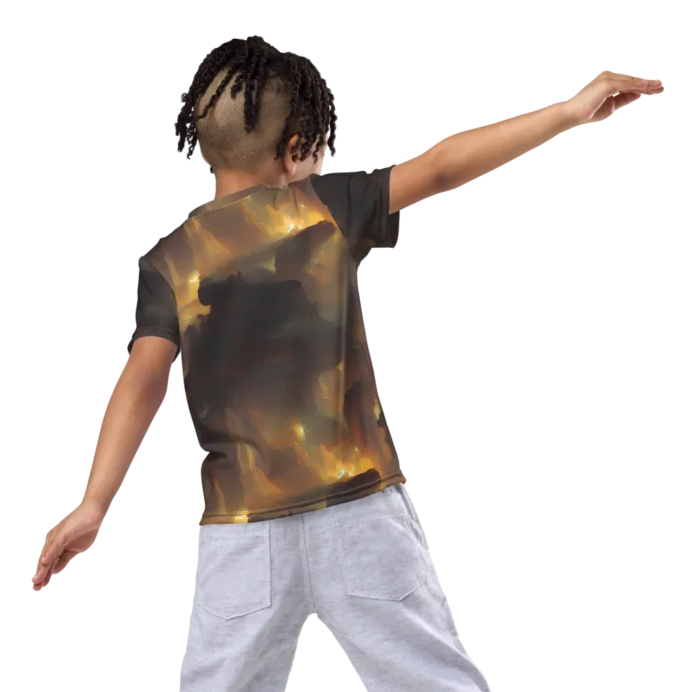 Solar Torrent on Kids Crew Neck T-Shirt — Back