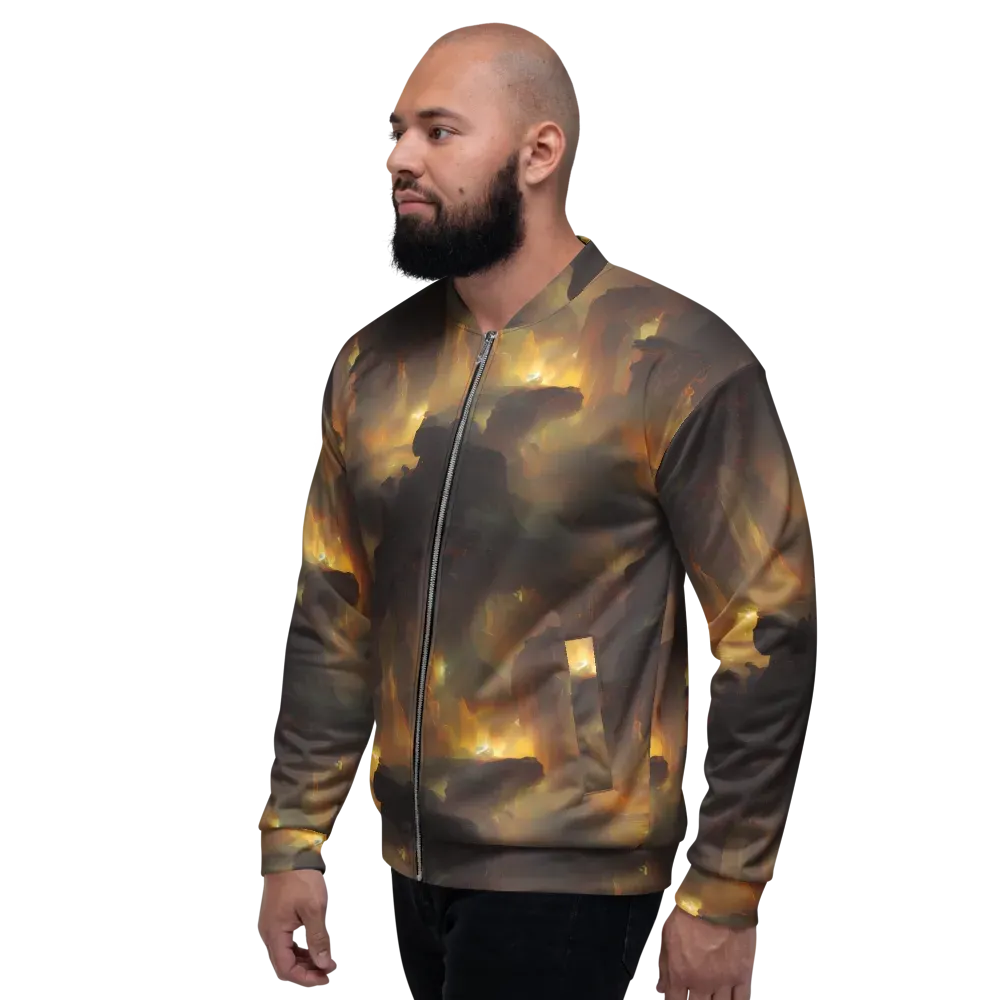Solar Torrent on Bomber Jacket — Left