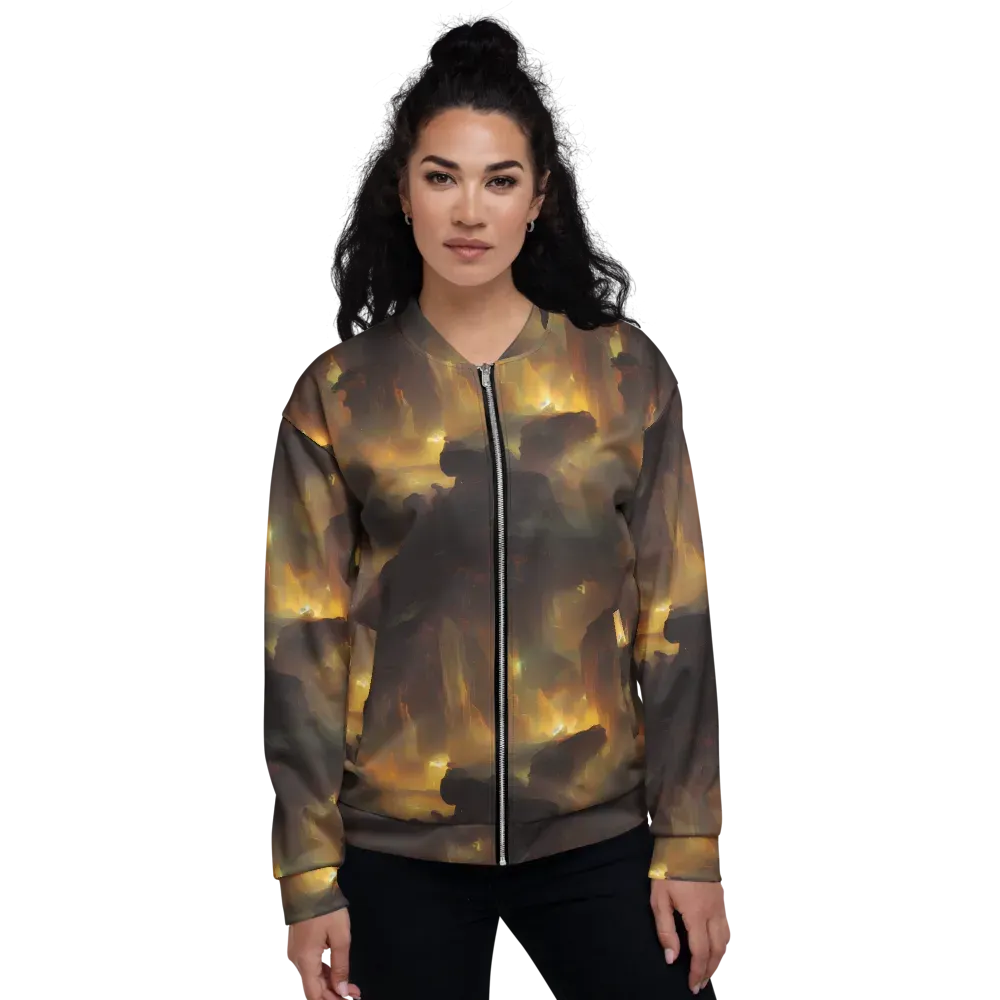 Solar Torrent on Bomber Jacket — Front