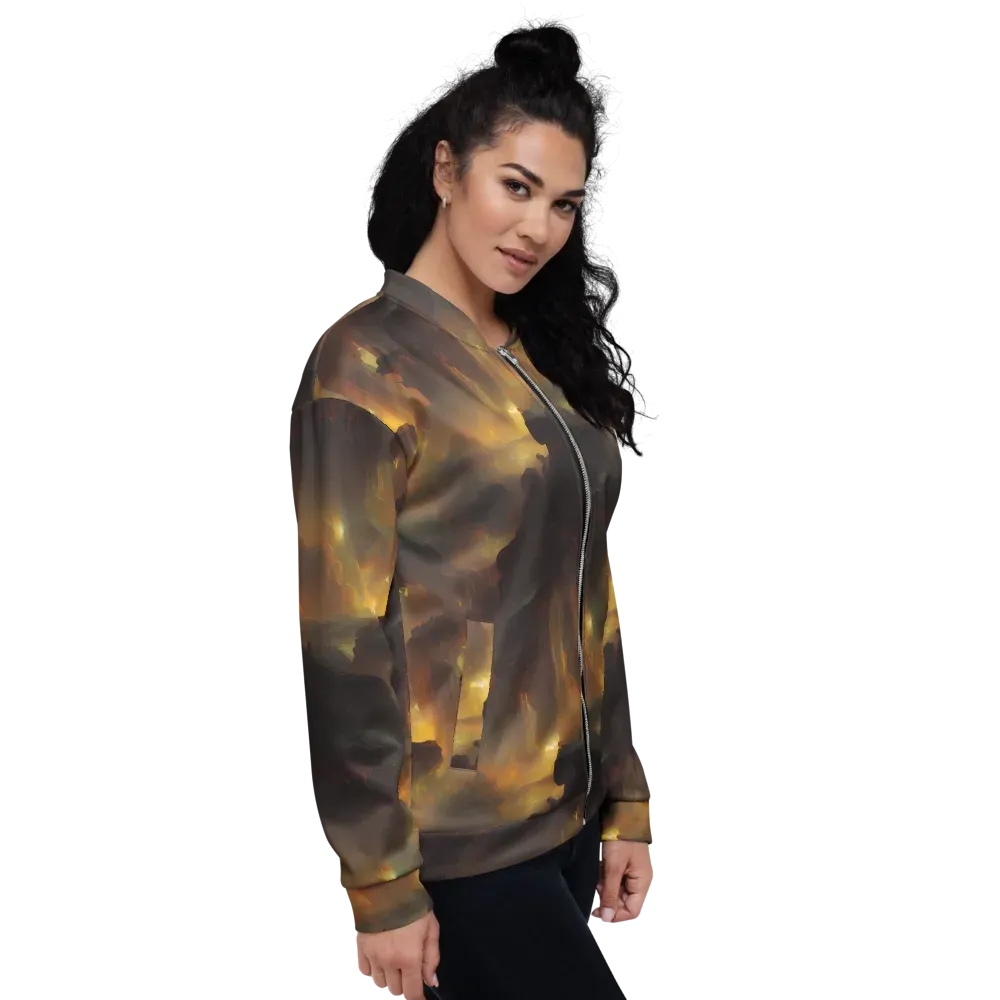 Solar Torrent on Bomber Jacket — Right