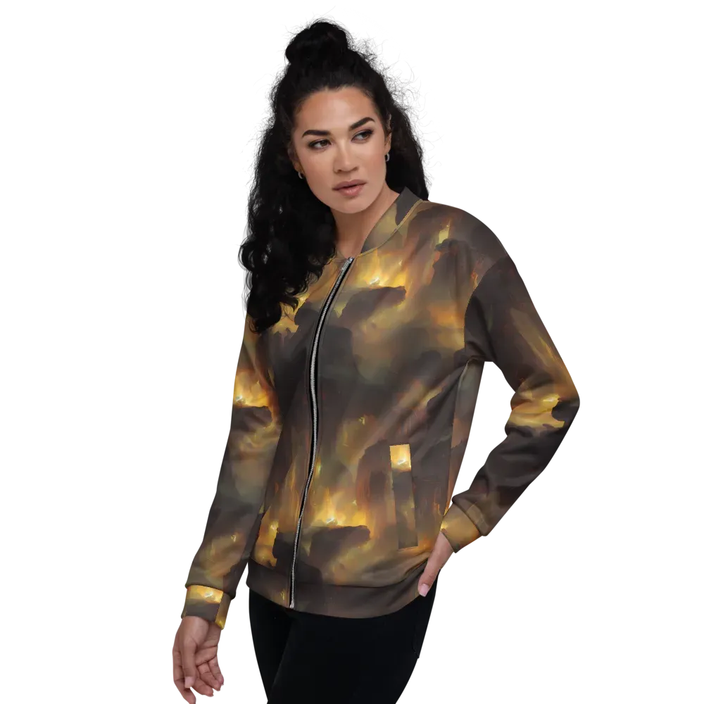 Solar Torrent on Bomber Jacket — Left