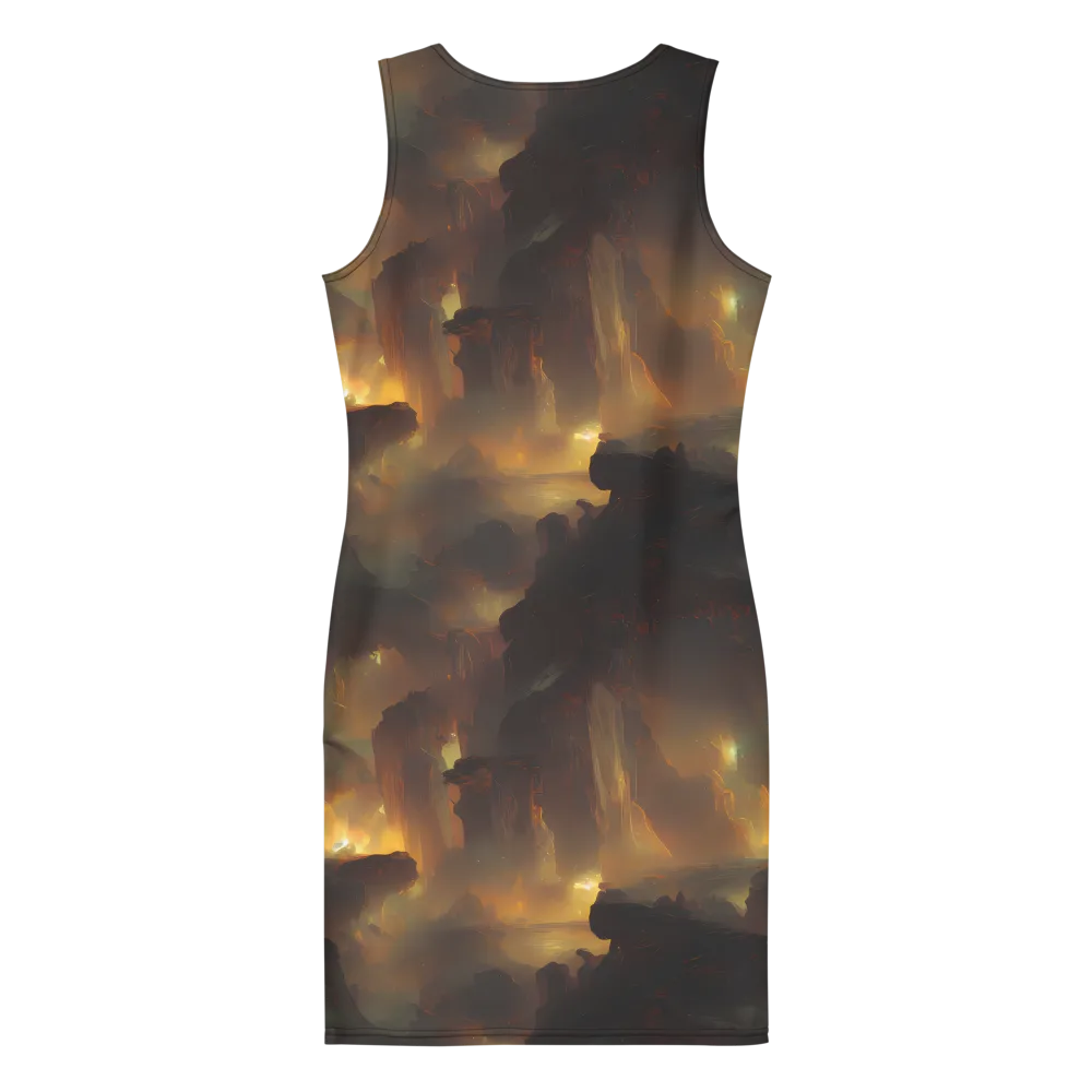 Solar Torrent on Bodycon Dress — Back