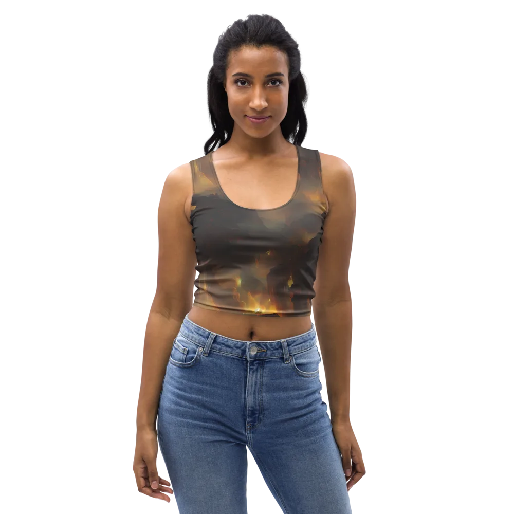 Solar Torrent on Crop Top — Front