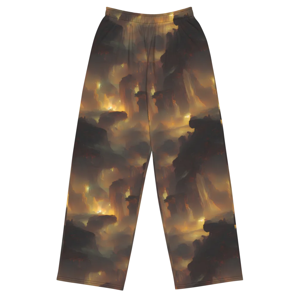 Solar Torrent on Wide-Leg Pants — Front