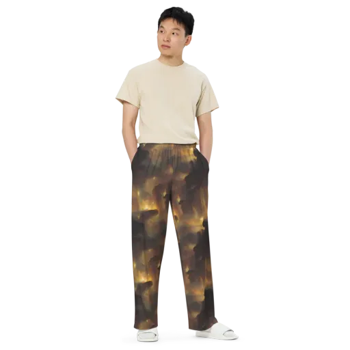 Solar Torrent on a Wide-Leg Pants