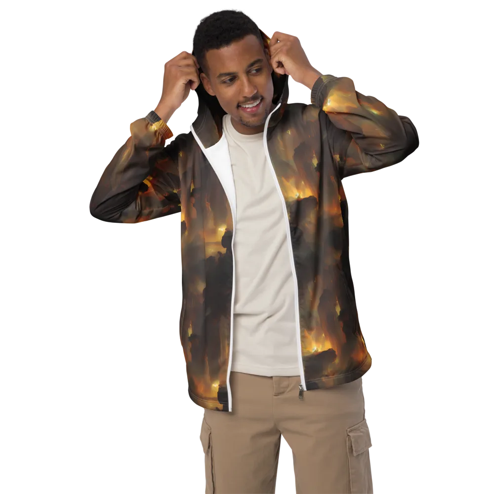 Solar Torrent on Men's Windbreaker — Front