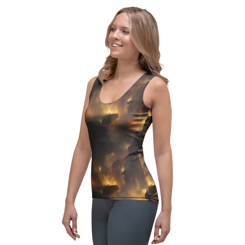 Solar Torrent on Women's Tank Top — Left Front
