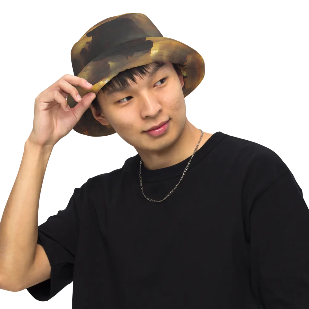 Solar Torrent on Reversible Bucket Hat — Front Inside