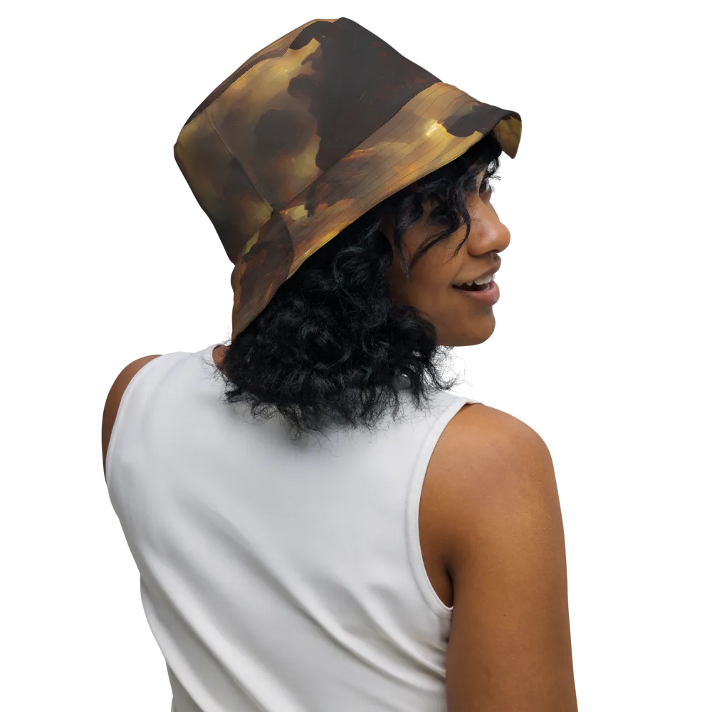 Solar Torrent on Reversible Bucket Hat — Right Outside