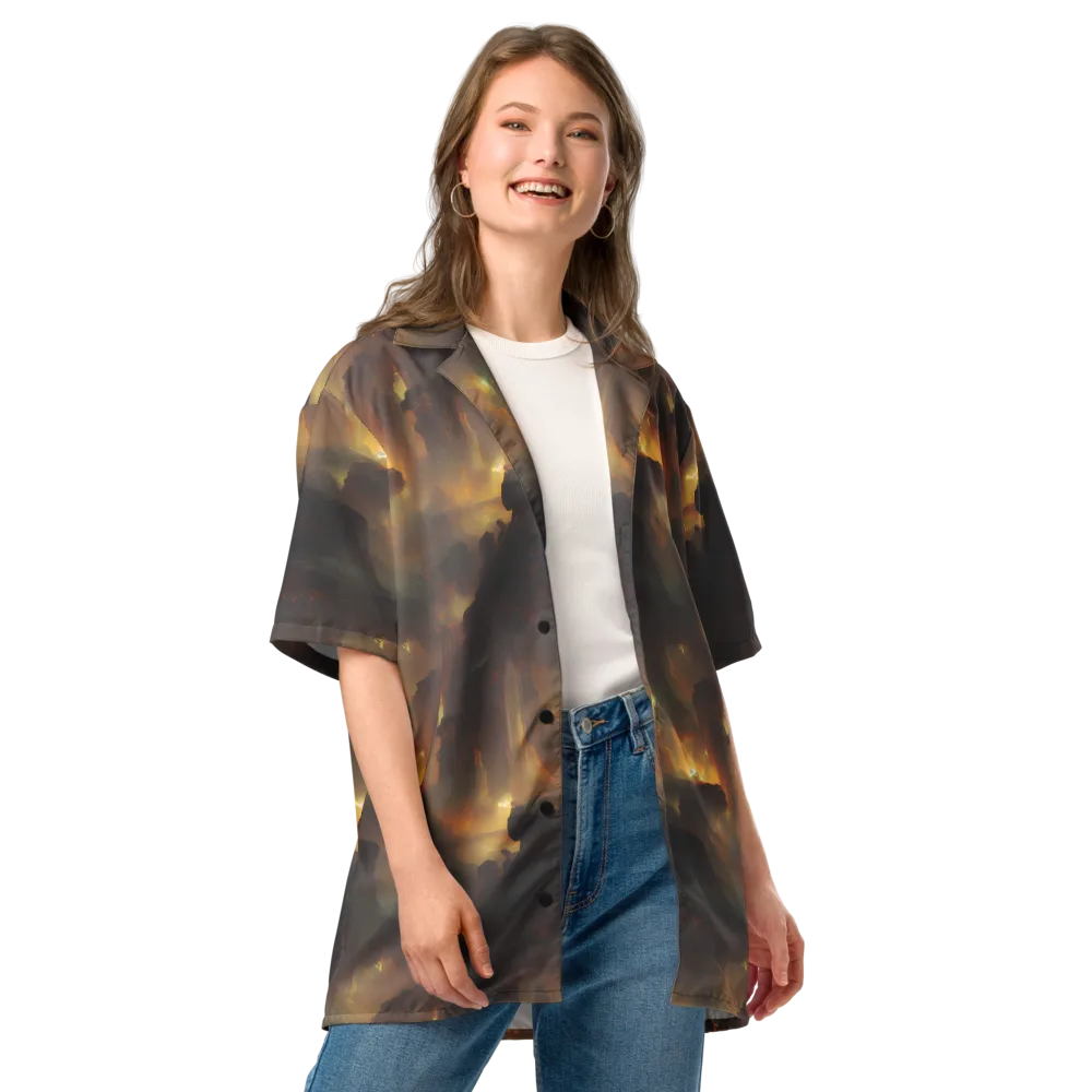 Solar Torrent on Button Shirt — Front