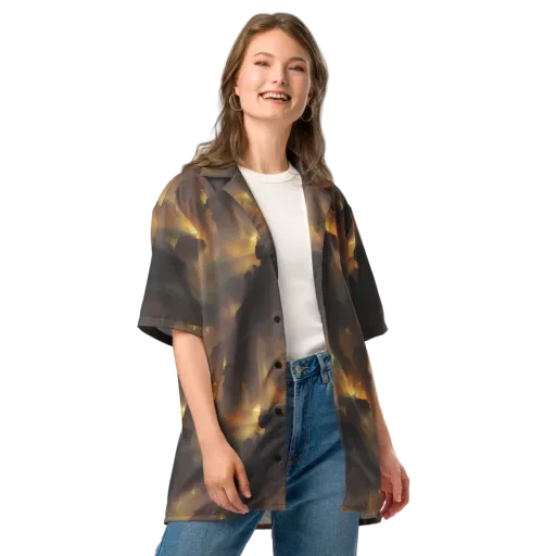 Solar Torrent on a Button Shirt