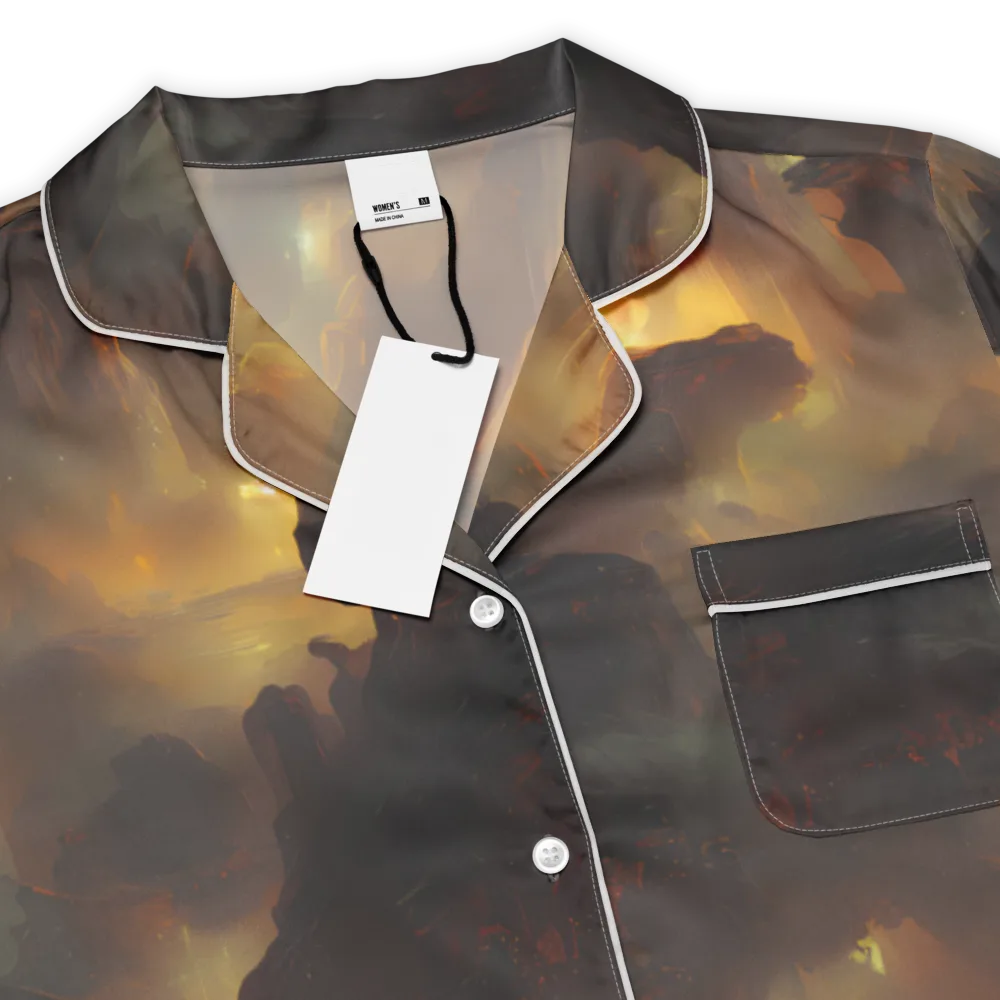 Solar Torrent on Women's Short Sleeve Pajama Top — Product details