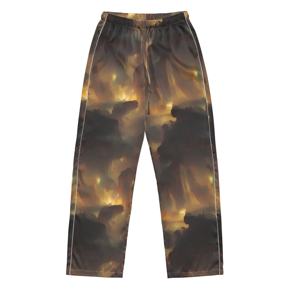 Solar Torrent on Women's Pajama Pants — Front