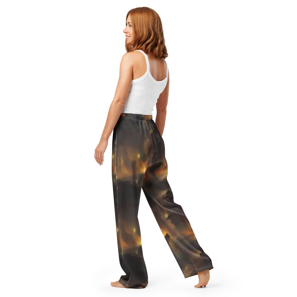 Solar Torrent on Women's Pajama Pants — Back