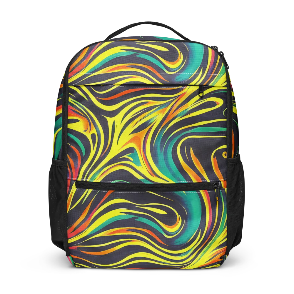 Cyborg Whirl on Utility Backpack — Front