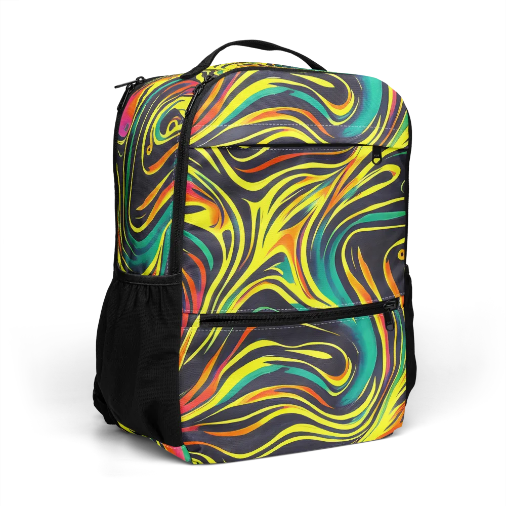Cyborg Whirl on Utility Backpack — Right Front