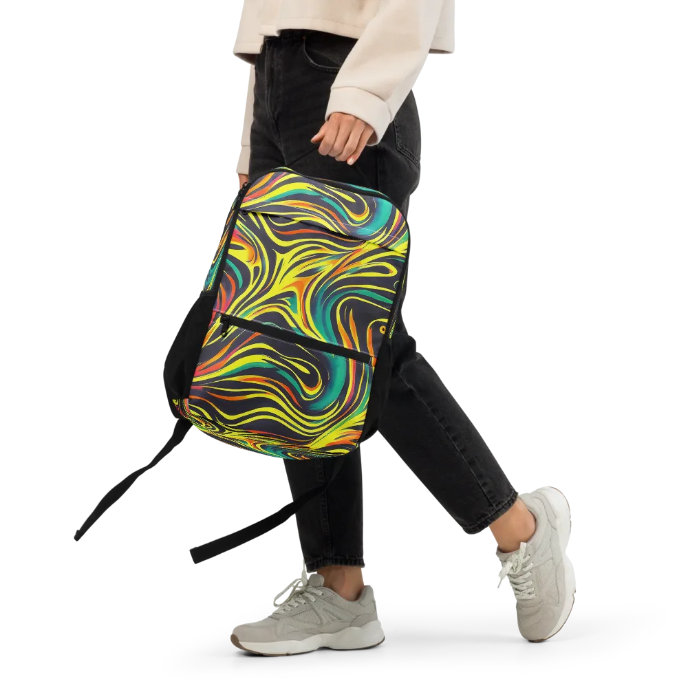 Cyborg Whirl on Utility Backpack — Front