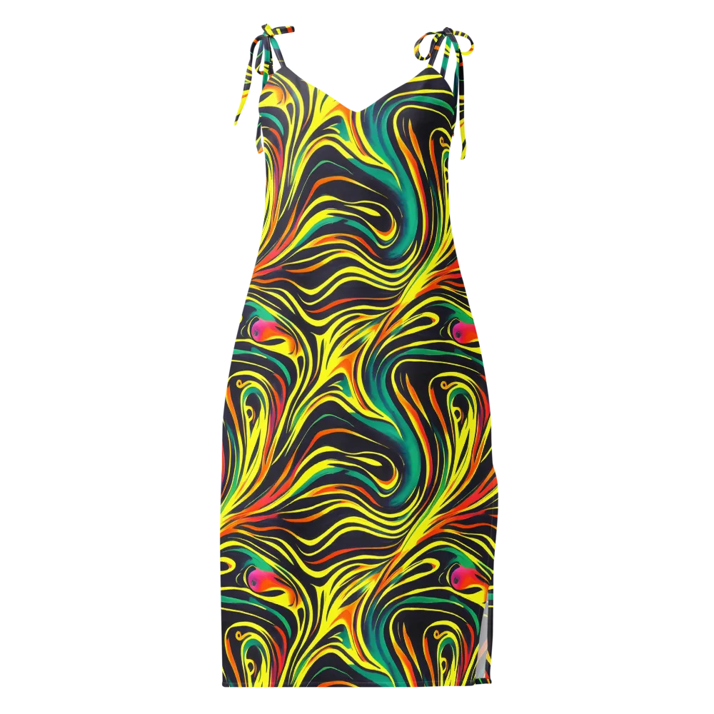 Cyborg Whirl on Slip Dress — Front