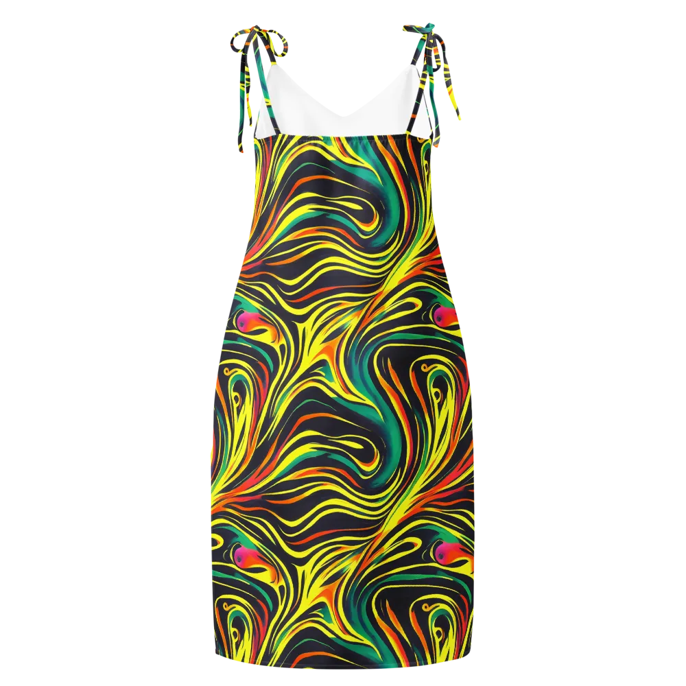 Cyborg Whirl on Slip Dress — Back