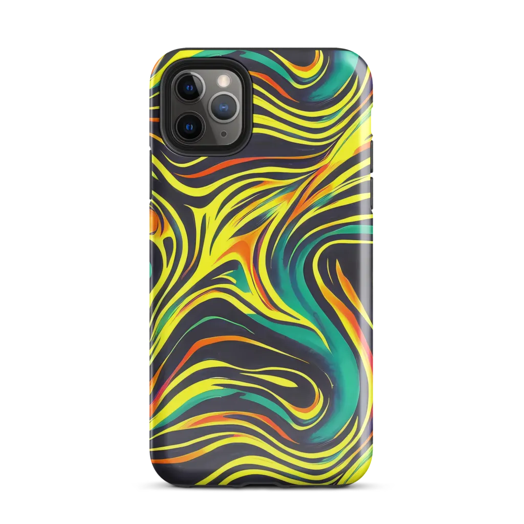 Cyborg Whirl on Tough Case for iPhone® — Front