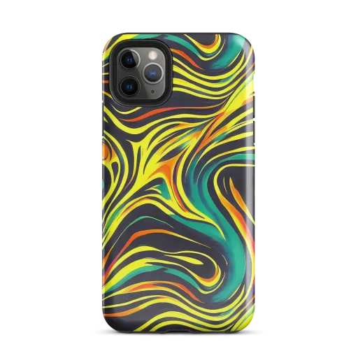 Cyborg Whirl on a Tough Case for iPhone®