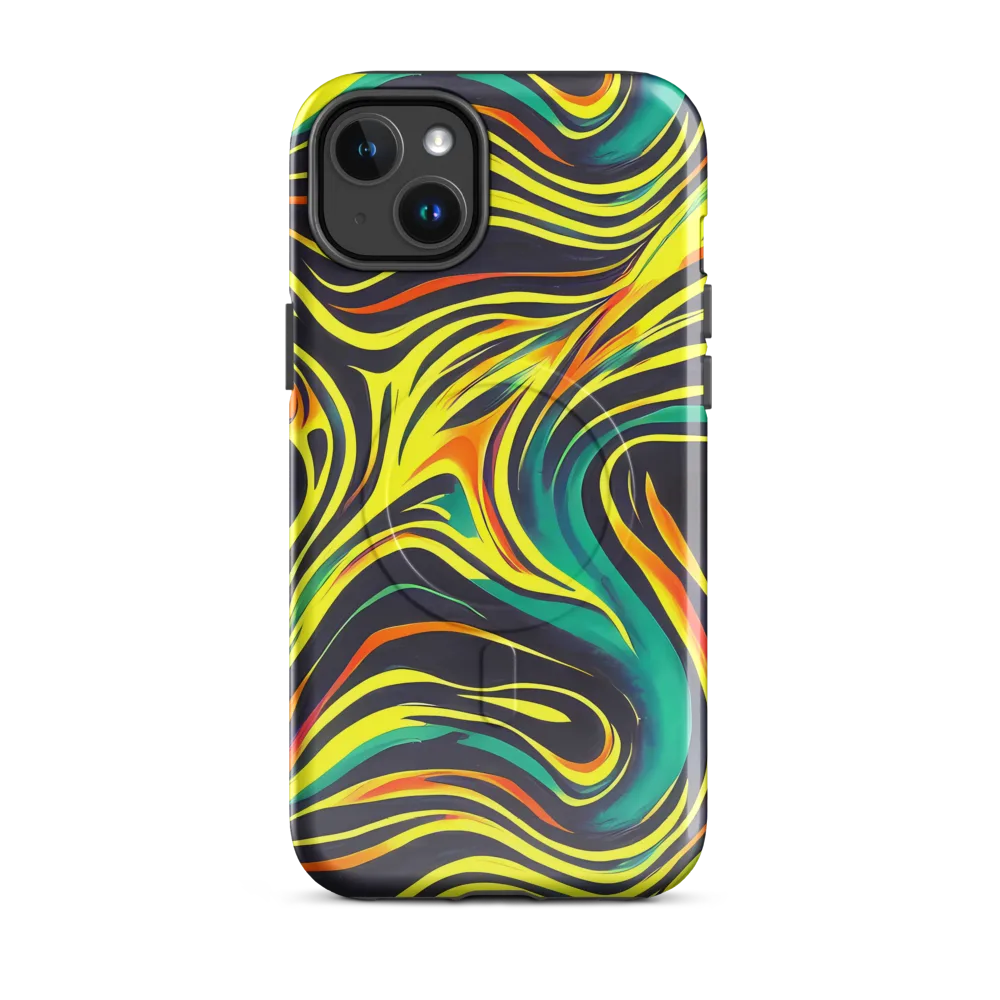 Cyborg Whirl on MagSafe Tough Case for iPhone® — Front