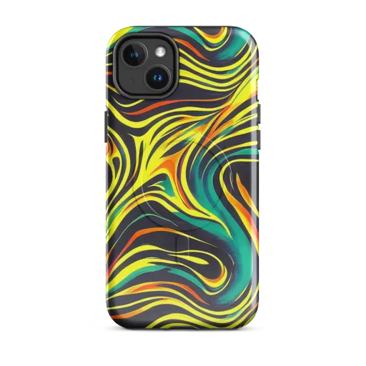 Cyborg Whirl on a MagSafe Tough Case for iPhone®