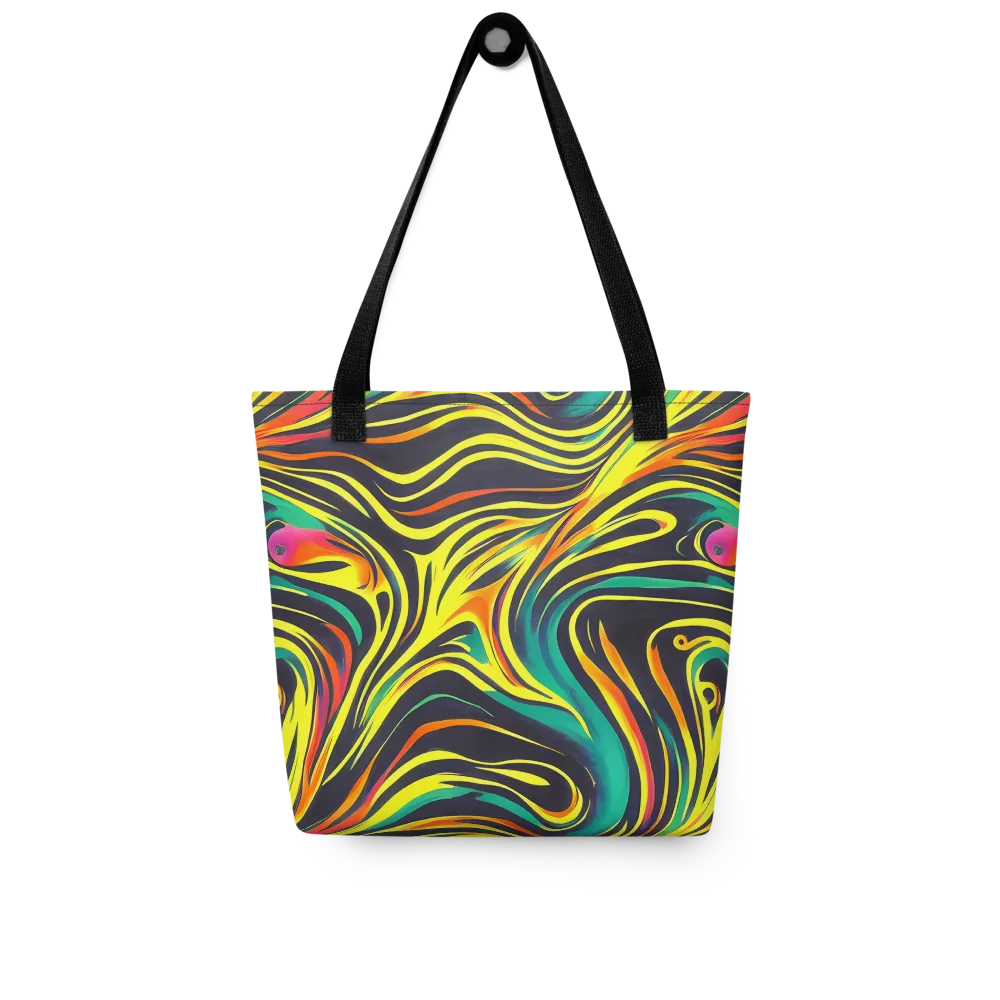 Cyborg Whirl on Tote Bag — Front